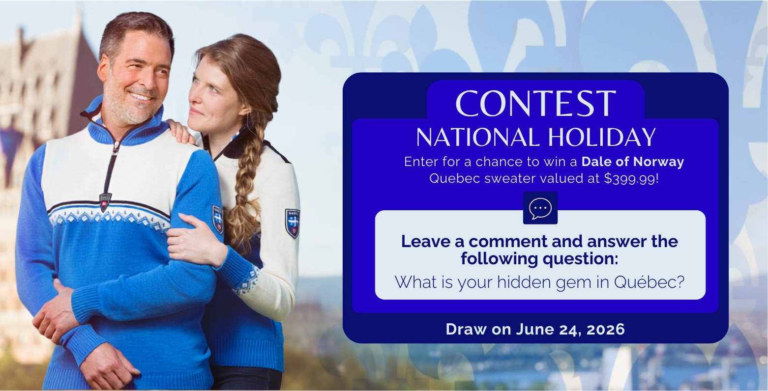 National holiday contest: win a Dale of Norway Québec sweater